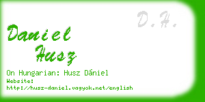daniel husz business card