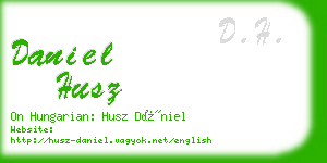 daniel husz business card